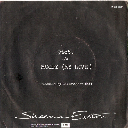 Sheena Easton : 9 To 5 (7",45 RPM,Single)