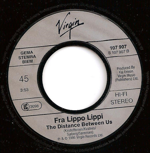 Fra Lippo Lippi : Shouldn't Have To Be Like That (7",45 RPM,Single,Stereo)