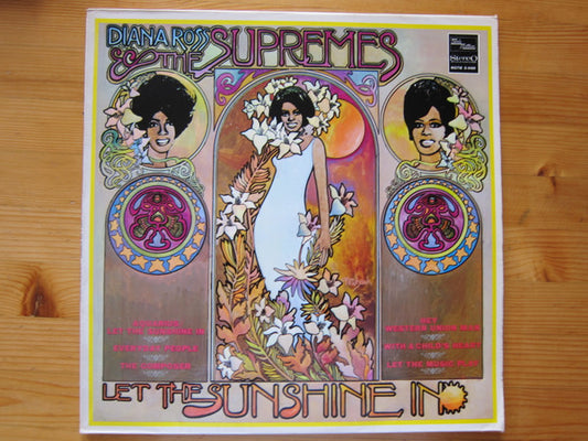 Supremes, The : Let The Sunshine In (LP,Album,Stereo)