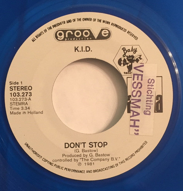 K.I.D. : Don't Stop (7",45 RPM)