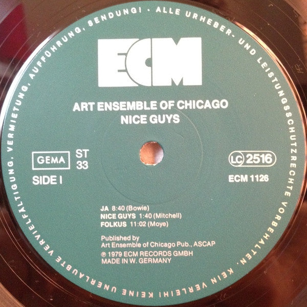 Art Ensemble Of Chicago, The : Nice Guys (LP,Album)