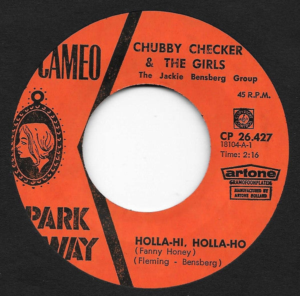 Chubby Checker & Jackie Bensberg Group, The : Holla-Hi, Holla-Ho / Baby Kiss Kiss Kiss (7",Single)