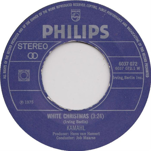 Kamahl : White Christmas (7",45 RPM,Single)