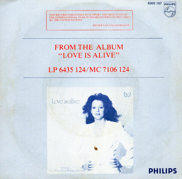 Vicky Leandros With Demis Roussos : Je T'aime Mon Amour  (7",45 RPM,Single,Stereo)