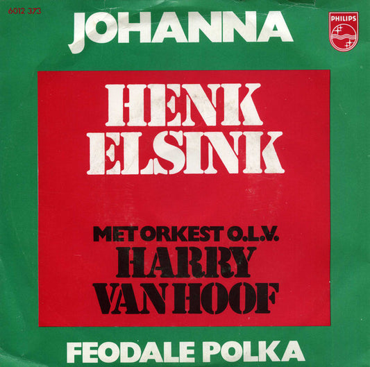 Henk Elsink : Johanna (7",45 RPM,Single)