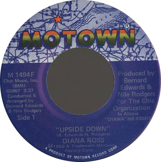 Diana Ross : Upside Down (7",45 RPM,Single)
