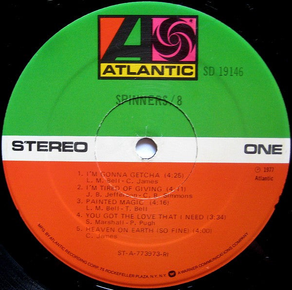 Spinners : Spinners/8 (LP,Album)