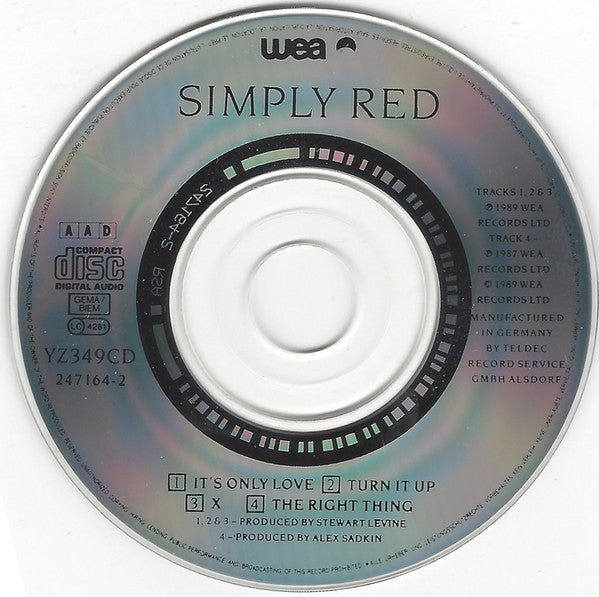 Simply Red : It's Only Love (Mini,Single)