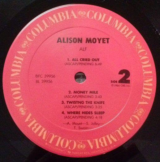 Alison Moyet : Alf (LP,Album)