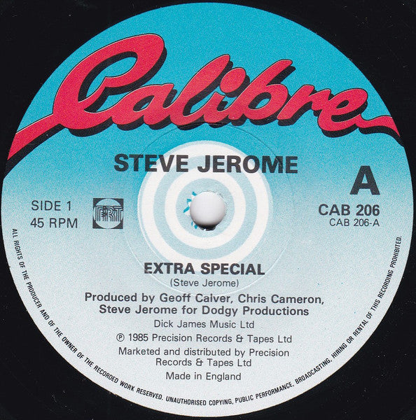 Steve Jerome (2) : Extra Special (7",45 RPM,Single)