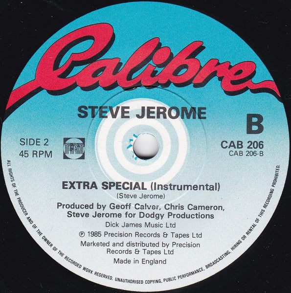 Steve Jerome (2) : Extra Special (7",45 RPM,Single)