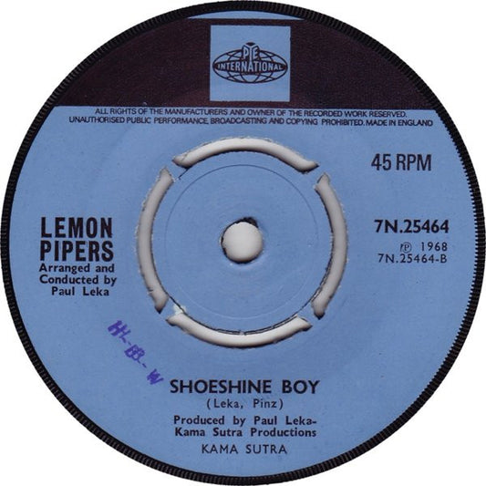 Lemon Pipers, The : Jelly Jungle (Of Orange Marmalade) (7",45 RPM,Single)