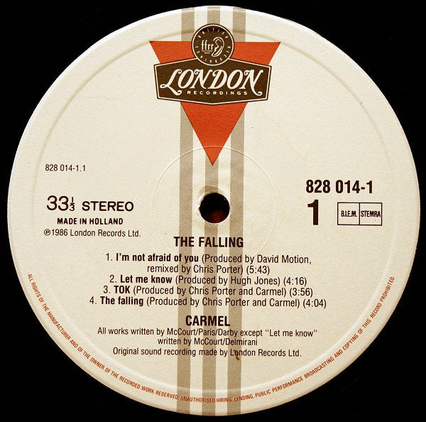 Carmel (2) : The Falling (LP,Album)