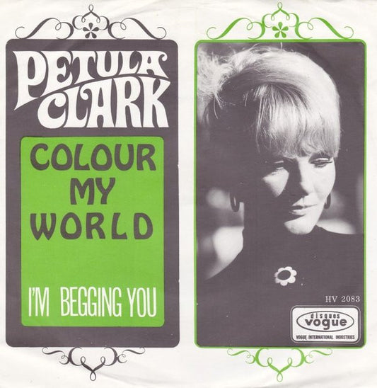 Petula Clark : Colour My World (7",Single,45 RPM)
