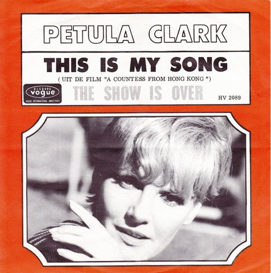 Petula Clark : This Is My Song  (7",45 RPM,Single)