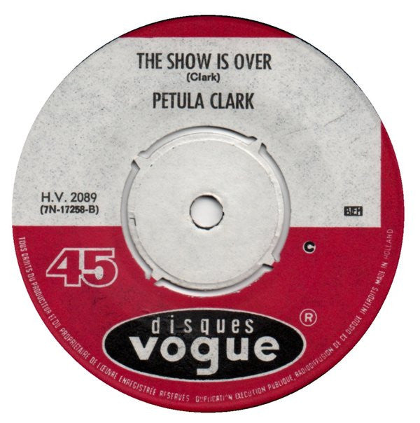 Petula Clark : This Is My Song  (7",45 RPM,Single)