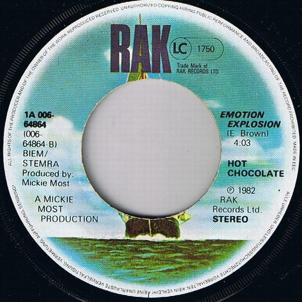 Hot Chocolate : It Started With A Kiss (7",45 RPM,Single)