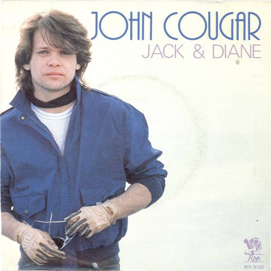 John Cougar Mellencamp : Jack & Diane (7",Single,45 RPM)
