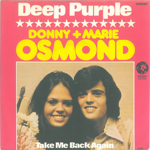 Donny & Marie Osmond : Deep Purple (7",Single,45 RPM)