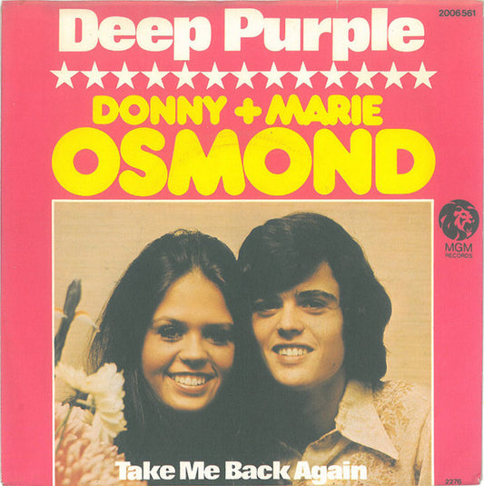 Donny & Marie Osmond : Deep Purple (7",Single,45 RPM)