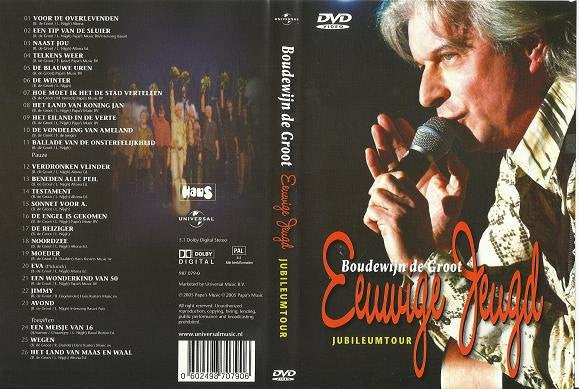 Boudewijn De Groot : Eeuwige Jeugd Jubileumtour (DVD-Video,PAL)