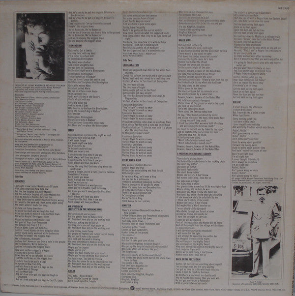 Randy Newman : Good Old Boys (LP,Album,Repress)