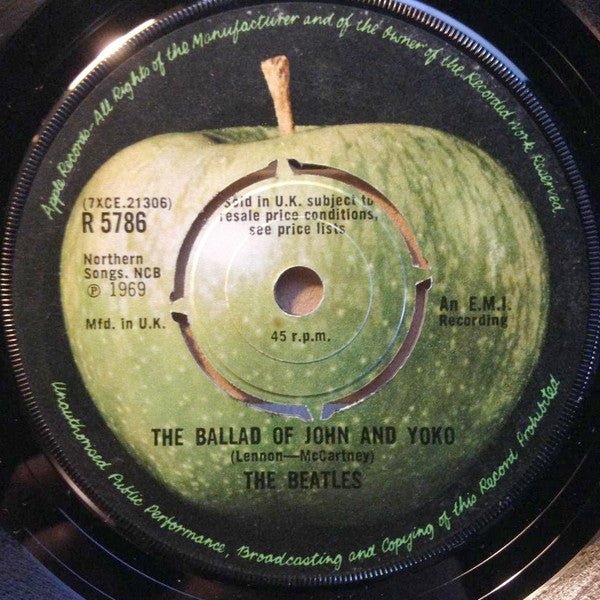 Beatles, The : The Ballad Of John And Yoko (7",45 RPM,Single)