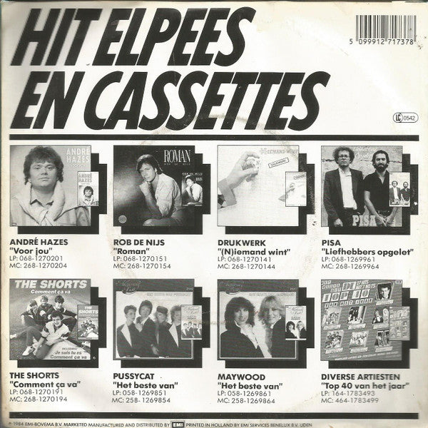 Shorts, The : Je Hebt Het Maar Geleend (7",45 RPM,Single)