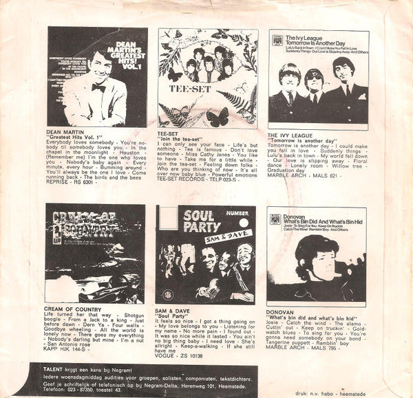 Peter Tetteroo : Red Red Wine (7",45 RPM,Single)