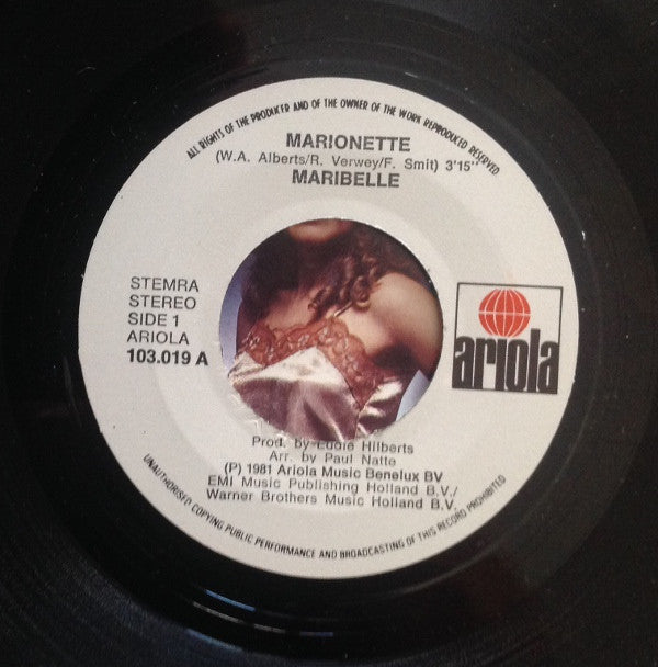 Maribelle : Marionette (7",45 RPM,Single,Stereo)