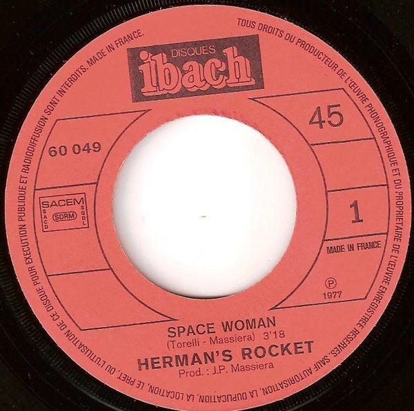 Herman's Rocket : Space Woman (7",Single,45 RPM)