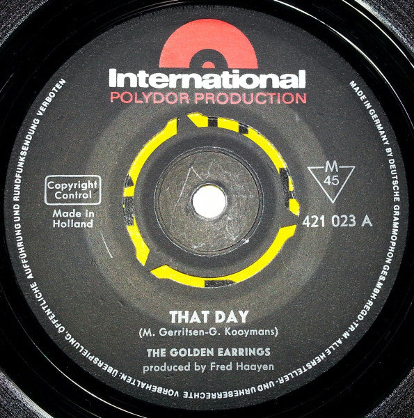 Golden Earring : That Day (7",45 RPM,Single,Mono)