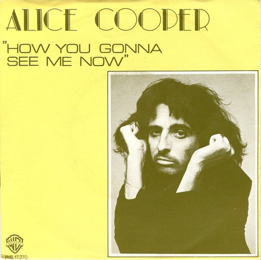Alice Cooper (2) : How You Gonna See Me Now (7",45 RPM,Single)