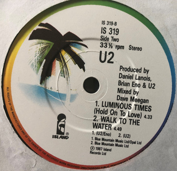 U2 : With Or Without You (7",33 ⅓ RPM,45 RPM,Single,Misprint)