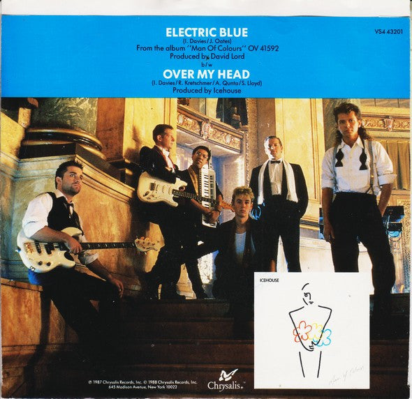Icehouse : Electric Blue (7",45 RPM,Single,Styrene,Stereo)