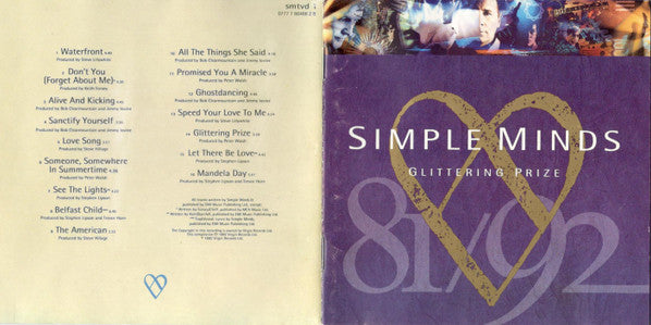 Simple Minds : Glittering Prize 81/92 (CD, Comp, RE, RM)