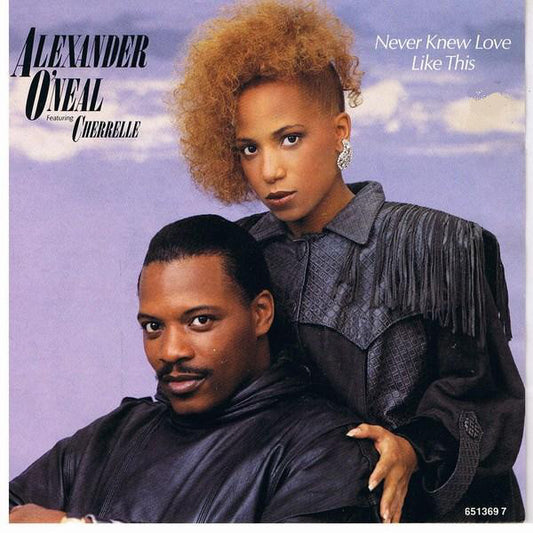 Alexander O'Neal Featuring Cherrelle : Never Knew Love Like This (7", Single)