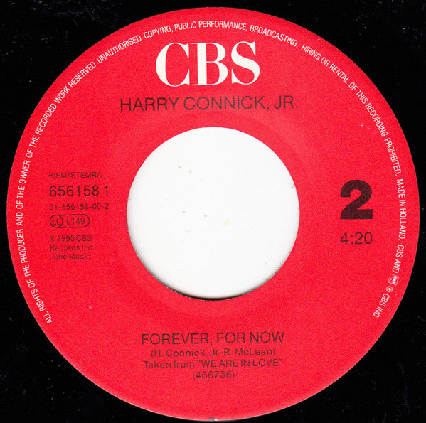 Harry Connick, Jr. : Recipe For Love (7",Single,45 RPM)
