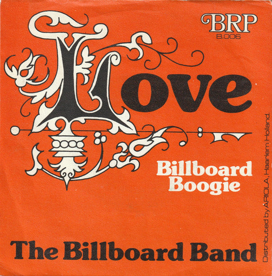 Billboard Band, The : Love (7",45 RPM,Single,Stereo)