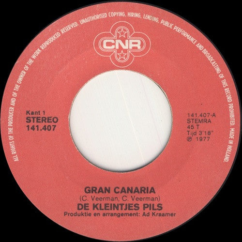 De Kleintjes Pils : Gran Canaria (7",45 RPM,Single)