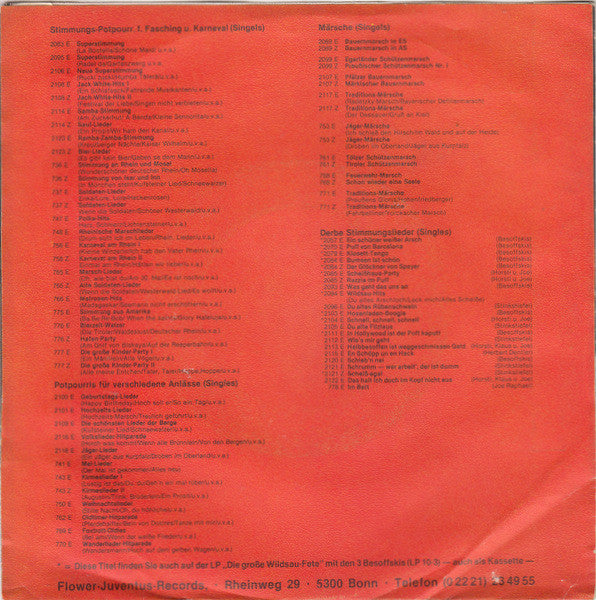 Horsti Stinkstiefel : Schrumm - Schrumm - Schrumm (Wer Arbeit' Der Ist Dumm) (7",Single,45 RPM)