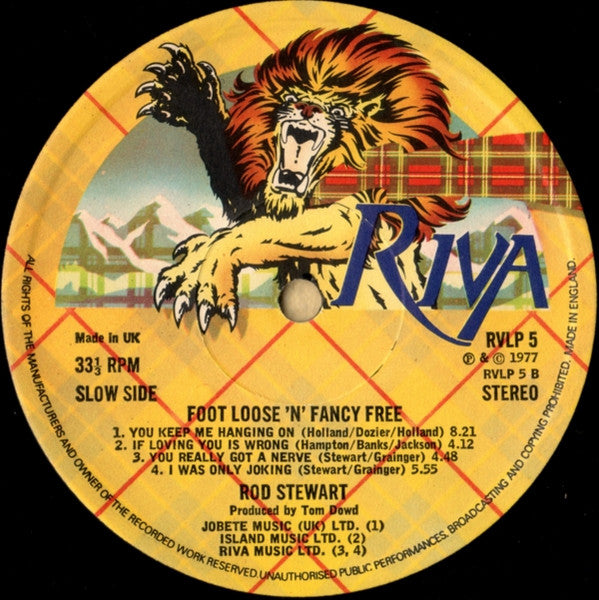 Rod Stewart : Foot Loose & Fancy Free (LP,Album)