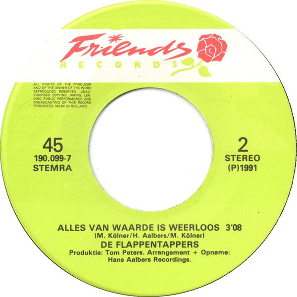 De Flappentappers : Ik Ben 'N Boeren Chippendale (7",45 RPM,Single)
