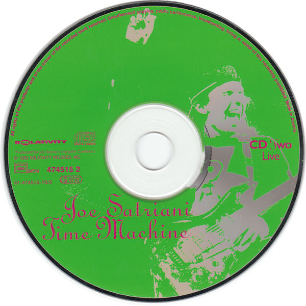 Joe Satriani : Time Machine (CD, Album + CD)