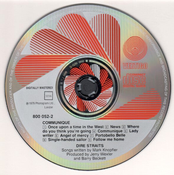 Dire Straits : Communiqué (Album,Reissue)