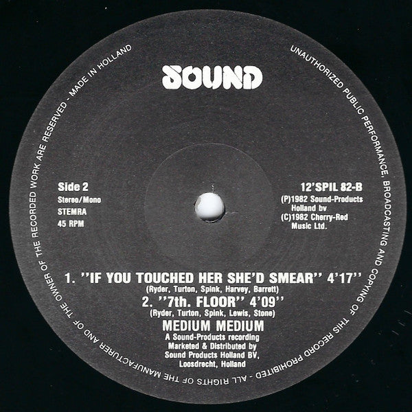 Medium Medium : Splendid Isolation (12")