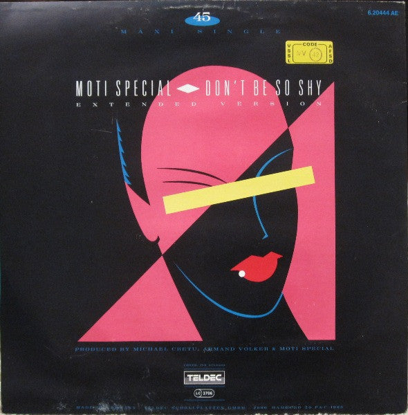 Moti Special : Don't Be So Shy (Extended Version) (12",45 RPM,Maxi-Single,Stereo)