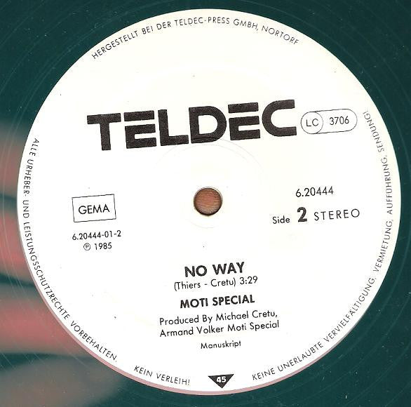 Moti Special : Don't Be So Shy (Extended Version) (12",45 RPM,Maxi-Single,Stereo)