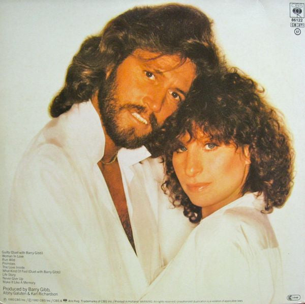 Barbra Streisand : Guilty (LP,Album)