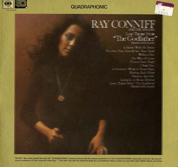 Ray Conniff And The Singers : Love Theme From "The Godfather" (Speak Softly Love) (LP,Album,Quadraphonic)